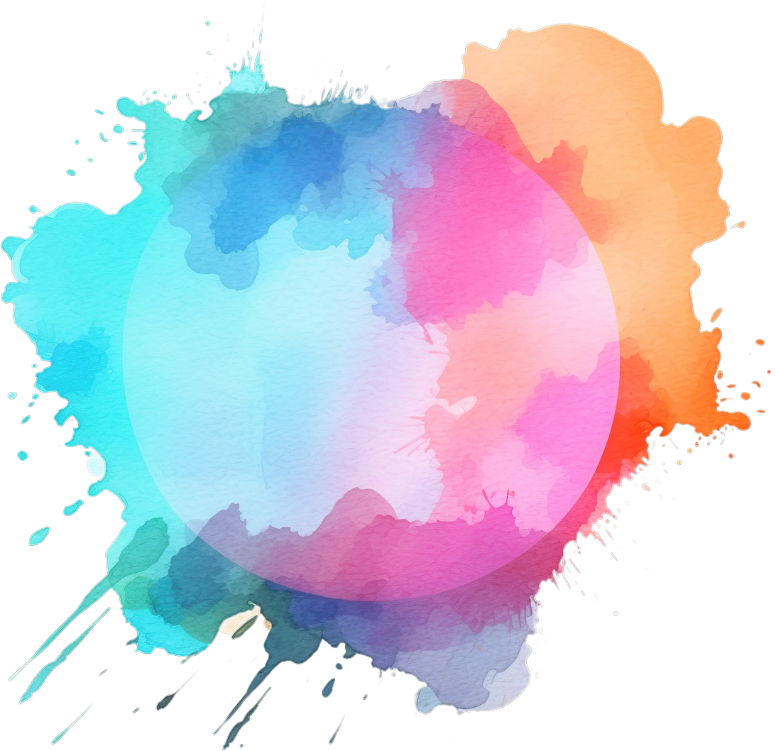 Watercolor stain. Paint.