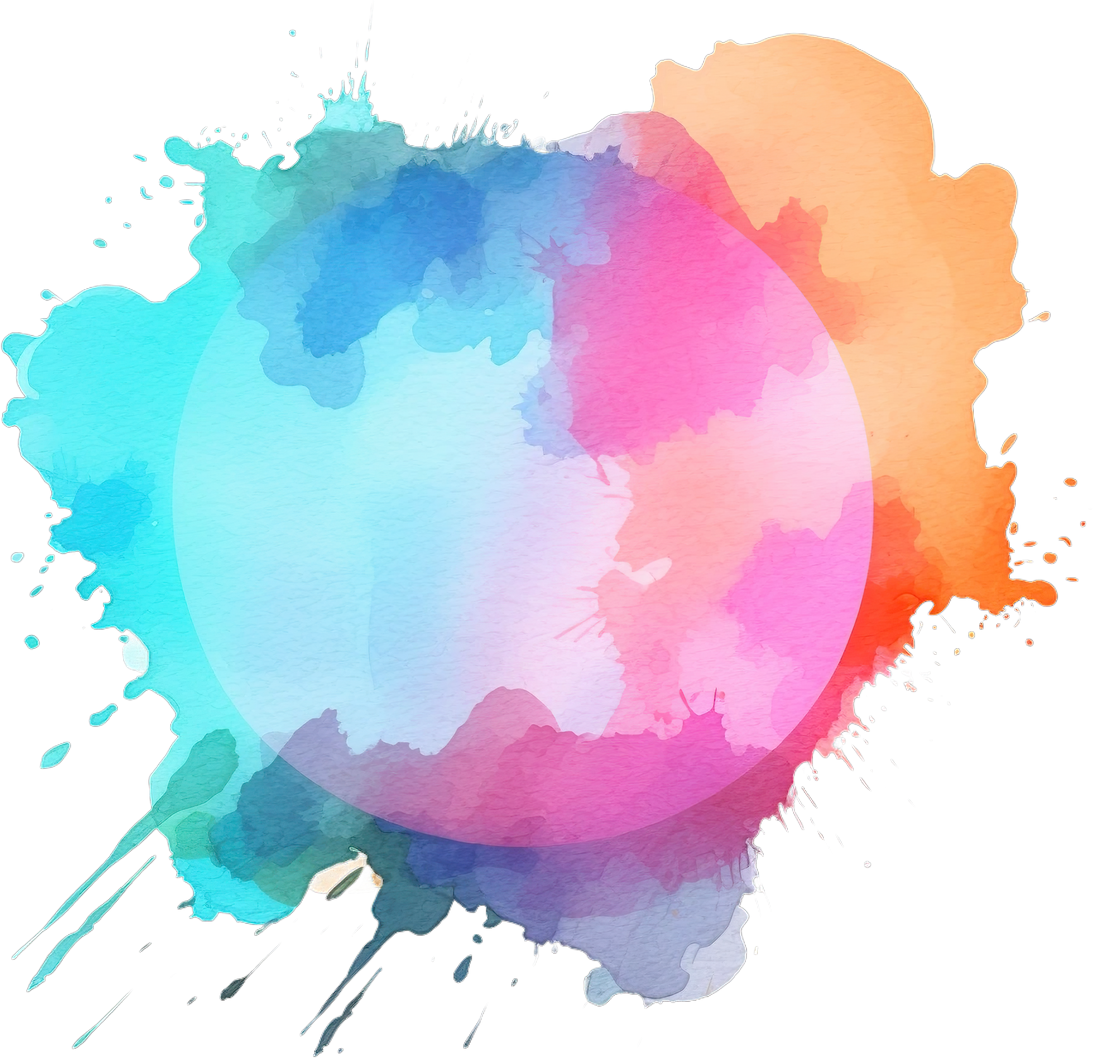 Watercolor stain. Paint.